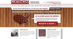 Desktop Screenshot of corten.com